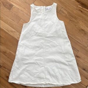 Zara Girls White Shift Sundress | Size 11–12 | Summer Essential